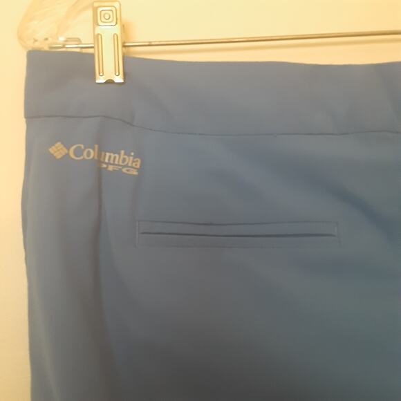 Columbia Pants Womens 10/42 Blue Chino Straight PFG Fishing Outdoors - Picture 6 of 9